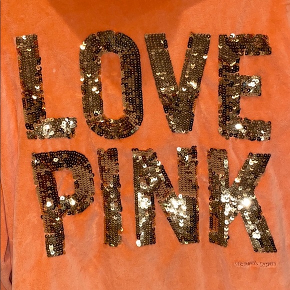PINK Victoria's Secret Tops - Victoria Secret PINK sequin hoodie